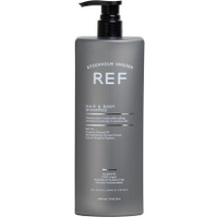 Ref Hair & Body Shampoo 1000 мл Увлажняющий шампунь и гель для душа для ежедневного использования