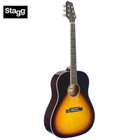 Акустическая гитара Stagg SA35 DS-VS Dreadnought Basswood Top Slope Shoulder Catalpa Neck 6-String Acoustic Guitar
