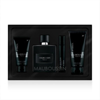Mauboussin Prestige Set 2023 Pour Lui In Black: Eau de Parfum, Shower Gel, Shower Gel & Travel Spray