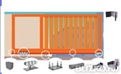 Комплект для производства откатных ворот SGN01 до 6 м2