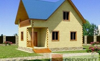 Строительство дома «Амарант» 6х8 м (профилированный брус 145х145 мм)