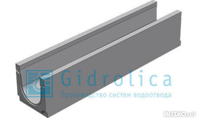 Лоток универсальный BGU DN150, № 5-0, с вертикальным водосливом, без уклона