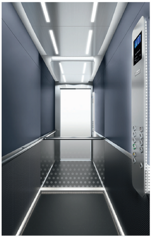 Лифт без машинного помещения Evolution blue Thyssenkrupp 320-1275 кг