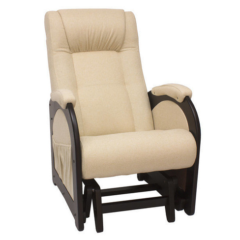 Кресло качалка-глайдер "Модель 48", рогожка "мальта 03", "венге"