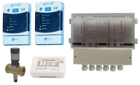 Система автоматического контроля загазованности САКЗ-МК®-3 Ду32