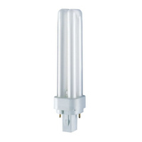 Лампа DULUX D 18W/31-830 G24d-2 теплый белый 3000К люминесцентная Osram
