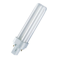 Лампа Dulux D 13W/41-827 G24d-1 тёплый белый 2700K люминесцентная Osram