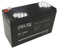 Аккумулятор Ибп Мото 12В- 7А/Ч Delta Dt1207 Nano Gel