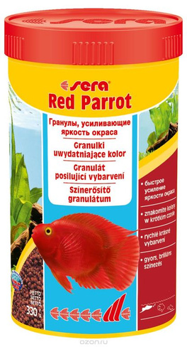 Корм Sera для рыб RED PARROT 1л