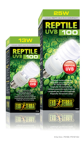 Лампа Hagen EXO TERRA REPTILE UVB 100 Compact 13Вт