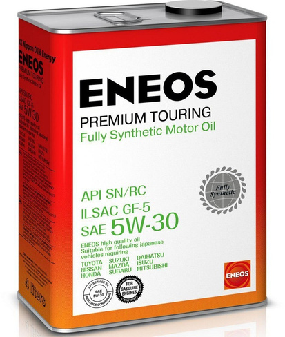 Масло моторное ENEOS Premium Touring SN Fully Synthetic 5W-30 (4 л)