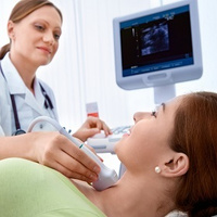 УЗГД при беременности (двойня, более 20 недель) 3Д
