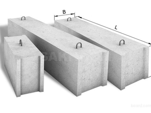 Блок фундаментный строительный ФБС 24.6.6