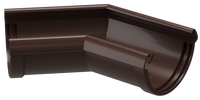 Угол желоба Docke Lux 135 гр D140 мм Шоколад