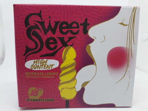 Виагра для женщин Sweet sex Cладкий кекс 18 таблеток для либидо