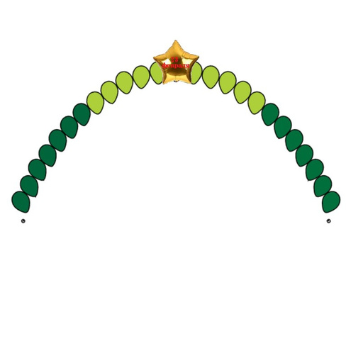 Гелиевая арка из шаров "23 Февраля"
