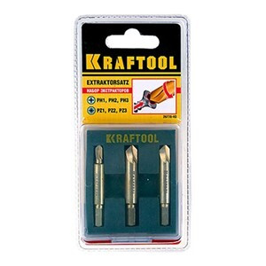 Набор экстракторов KRAFTOOL д/выкруч.крепежа