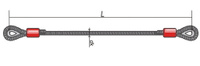 Ветвь канатная (опрессовка) оВК-1,0/2,0м