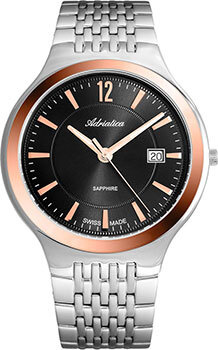 Швейцарские наручные мужские часы Adriatica 8296.R156Q. Коллекция Premiere