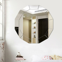 Зеркало настенное, наклейки интерьерные, зеркальные, декор на стену, панно 30 х 25 см TAKE IT EASY