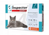 Inspector quadro капли (1пип.) для кошек от 4-8кг.