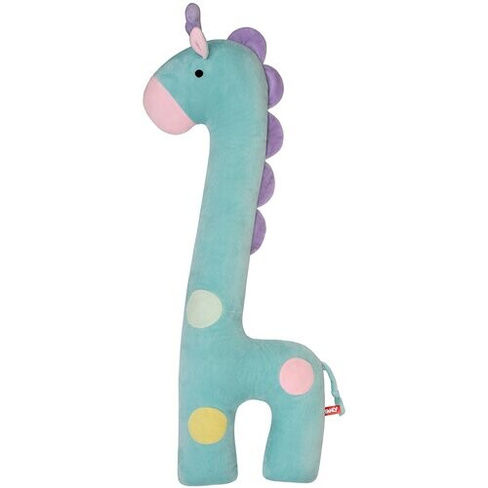 Мягкая игрушка подушка обнимашка для сна Fancy Жираф Раффи, 90 см, фиолетовый/голубой/розовый/желтый FANCY
