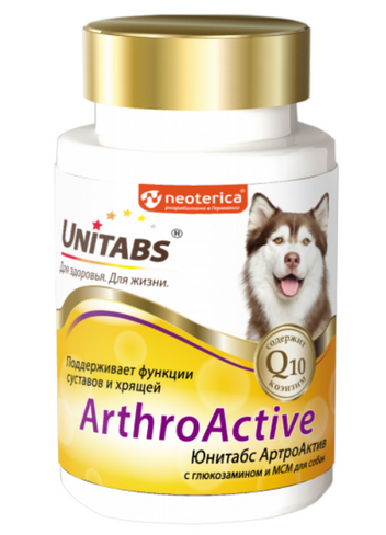 Unitabs ArthroАctive с Q10 для собак