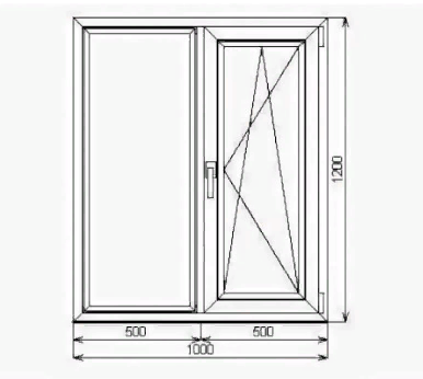 Окно 1000х1200 двухкамерное двухстворчатое. Окно 1000х1200 правая створка поворотно-откидная. Окна ПВХ 1000х1200 двухстворчатое. Окна ПВХ 1000х1200 поворотно откидное.
