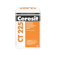 Шпаклевка фасадная финишная Ceresit "CT225 серая" 25 кг
