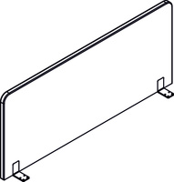 Экран акустический XAFP 1460.1 Красный 26-22 1400х30х600 RAND Acoustic