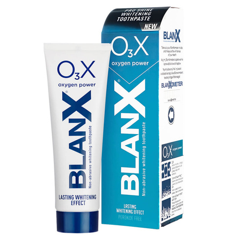 Отбеливающая и полирующая зубная паста O3X, 75 мл, BlanX BlanХ