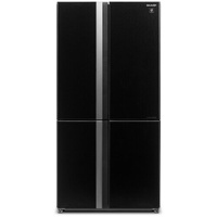 Холодильник Sharp SJ-GX98PBK, черный/стекло