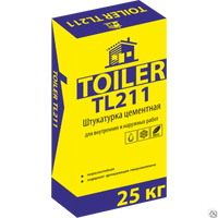 Штукатурка цементная TOILER TL 211-25кг