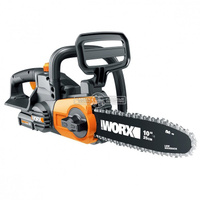 Worx Пила аккумуляторная цепная Worx WG322E 10"с АКБ 2 А/ч и ЗУ 0.4 А (PRC, 20В, 3/8"-1.1-40E, 2.8 кг)