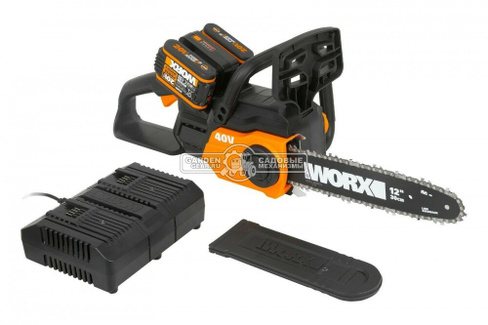 Пила аккумуляторная цепная Worx WG381E