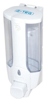 Дозатор для жидкого мыла 0,38л белый пластик (2196) (201123-1) Resto (Китай) | 8617 Key