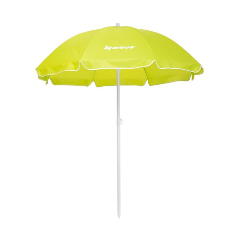 Зонт пляжный d 2,00м прямой салатовый (28/32/210D) NA-200/NA-200-LG NISUS Nisus