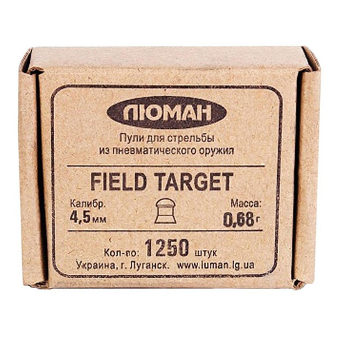 Пуля пневм. Люман "Field Target", 0,68 г. 4,5 мм. (1250 шт.)