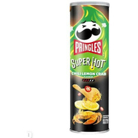 Чипсы Pringles со вкусом лимона и краба острые, 110 г