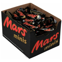 Шоколадные батончики Mars / Марс Минис Вес (1кг)
