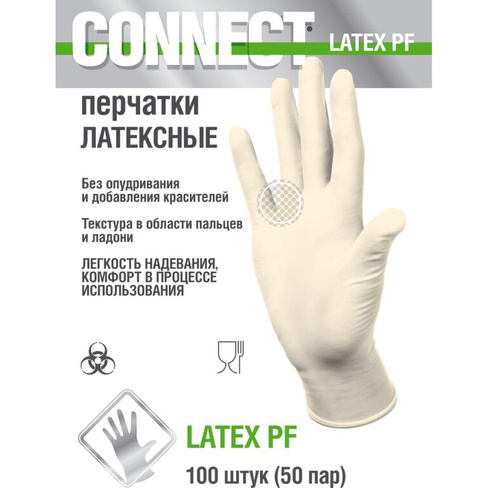 Латексные перчатки CONNECT CT0000004668