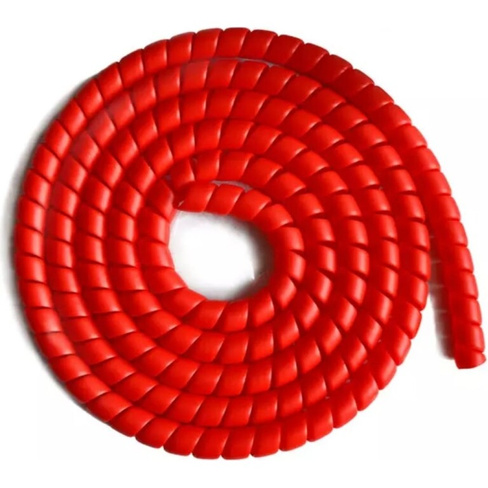 Спиральная пластиковая защита PARLMU SG-26-C13-k2, полипропилен, размер 26, выпуклая поверхность, цвет красный, длина 2
