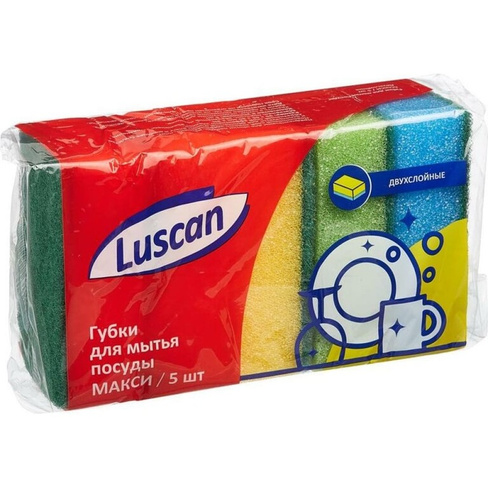 Губки для мытья посуды Luscan Макси