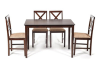 Обеденный комплект Хадсон (стол + 4 стула) Hudson Dining Set Тетчер (TetChair)