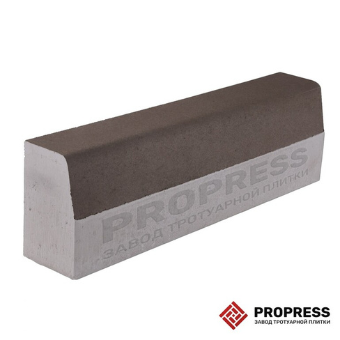 Бордюр дорожный Propress 1000х300х150 Коричневый