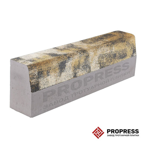 Бордюр дорожный Propress 1000х300х150 №23 «Жёлтый агат»