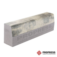 Бордюр дорожный Propress 1000х300х150 №3 «Серо-белый» гладкий