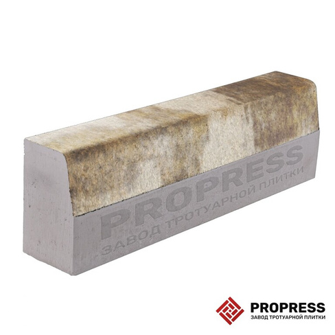 Бордюр дорожный Propress 1000х300х150 №4 «Степь» гладкий