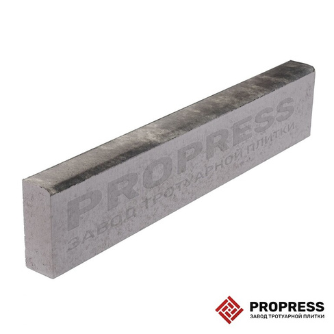 Бордюр садовый Propress 1000х200х80 №17 «Чёрная ночь» гладкий