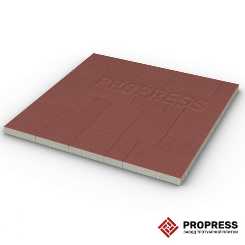 Тротуарная плитка Propress Асгард Красный